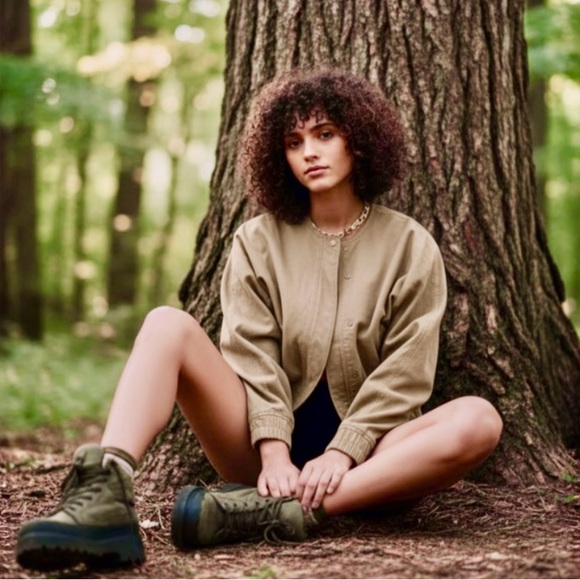 BDG Jackets & Blazers - BDG Urban Outfitters Cropped Batwing Utility Jacket